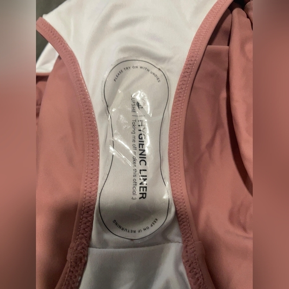 Cupshe Dusty Rose Halter One-Piece Swimsuit - Picture 7 of 8